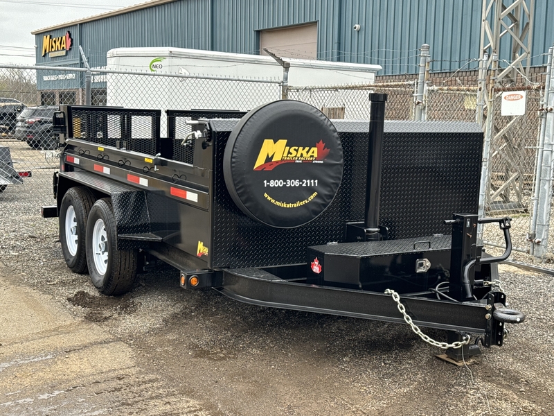 2025 Miska 7 Ton Ultra Low Pro Dump Trailer